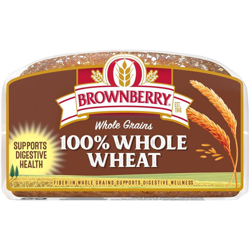 slide 10 of 10, Brownberry 100% Whole Wheat Bread - 24oz, 24 oz