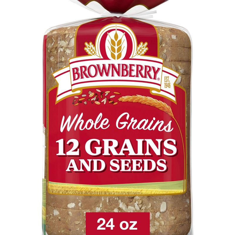 slide 1 of 11, Brownberry 12 Grain Bread - 25oz, 25 oz