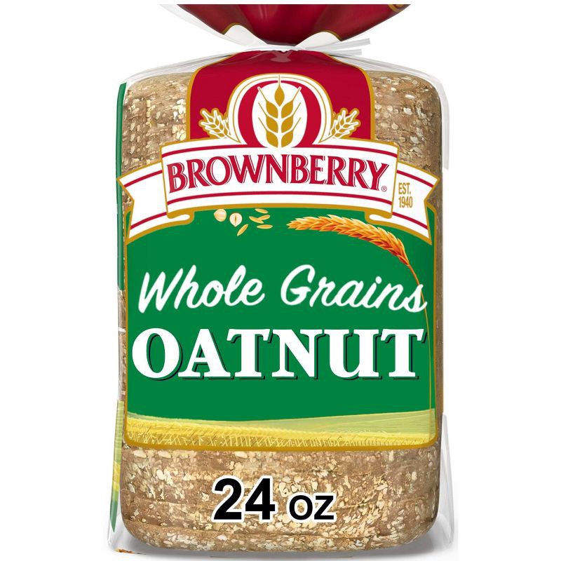 slide 1 of 13, Brownberry Whole Grain Oat Nut Bread - 24oz, 24 oz