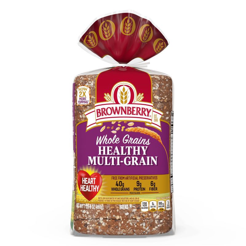 slide 11 of 13, Brownberry Healthy Multi Grain Bread - 24oz, 24 oz