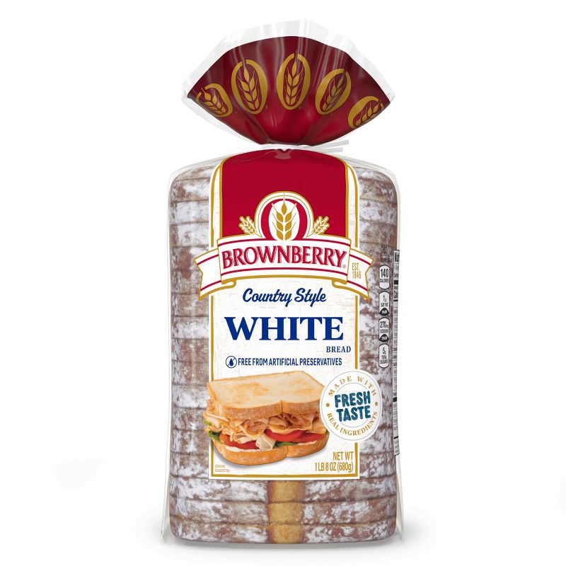 slide 11 of 13, Brownberry Country White Bread - 24oz, 24 oz