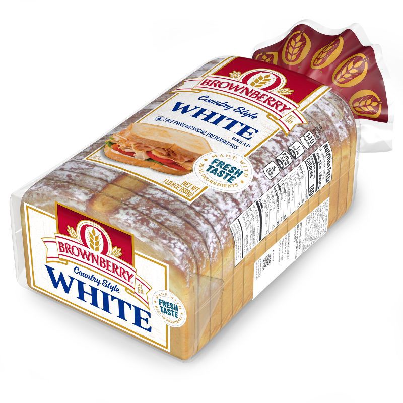 slide 10 of 13, Brownberry Country White Bread - 24oz, 24 oz