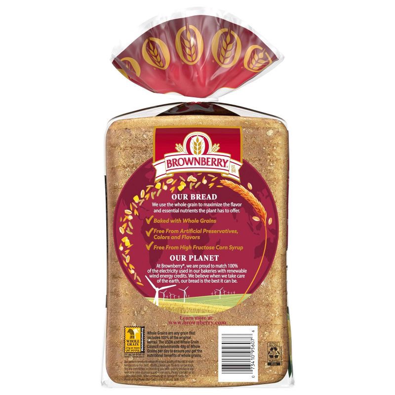 slide 5 of 10, Brownberry Health Nut Bread - 24oz, 24 oz
