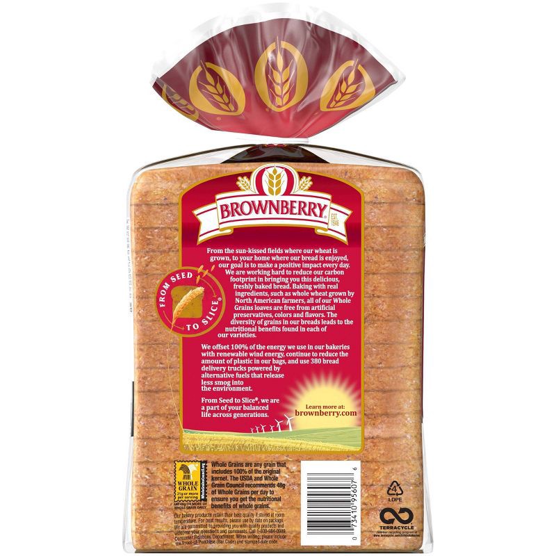 slide 8 of 10, Brownberry Health Nut Bread - 24oz, 24 oz