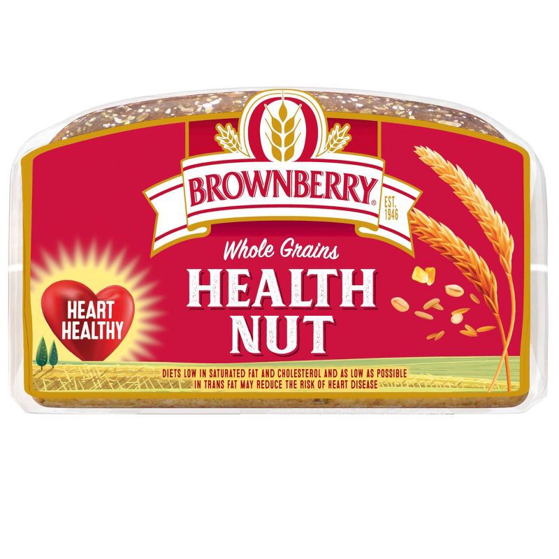 slide 9 of 10, Brownberry Health Nut Bread - 24oz, 24 oz