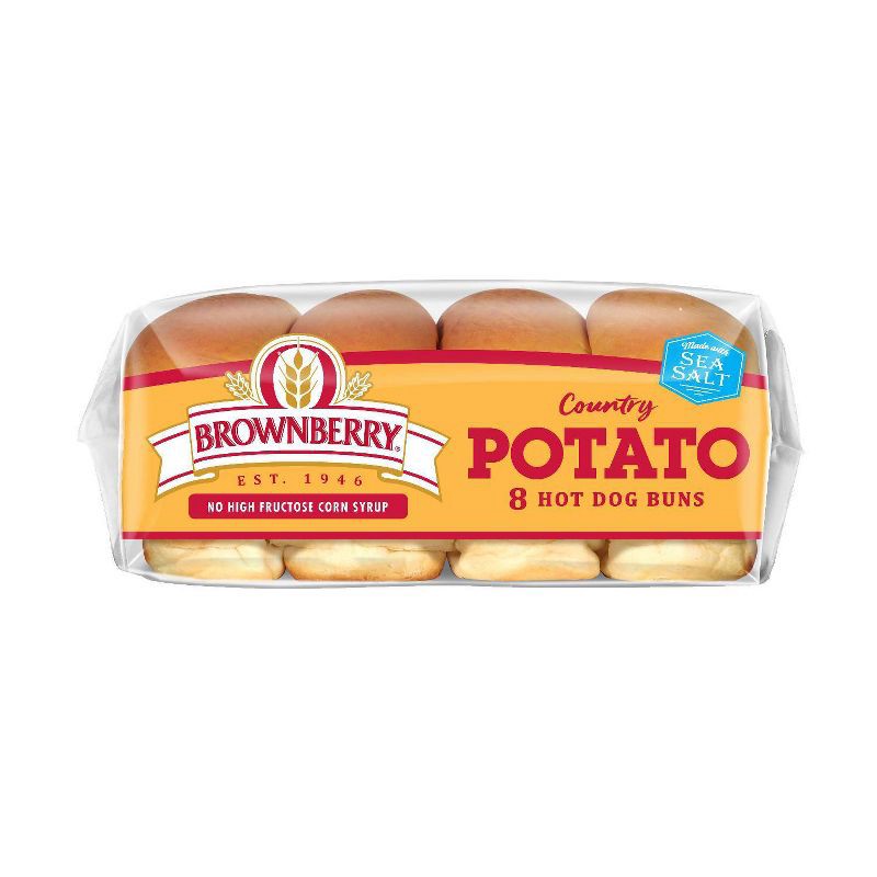 slide 7 of 13, Brownberry Potato Hot Dog Buns - 1lbs, 1 lb