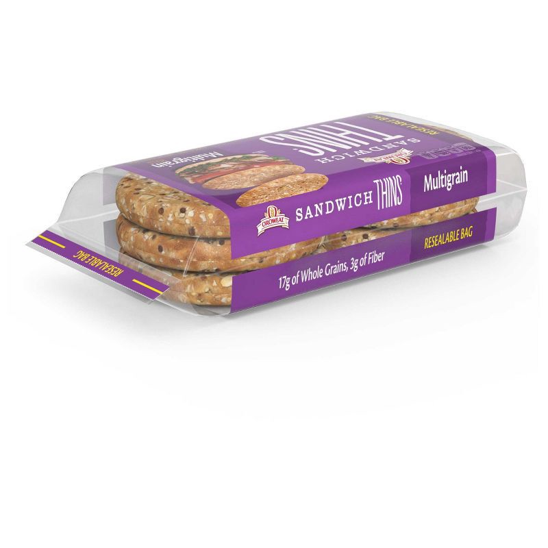 slide 2 of 9, Oroweat Multigrain Sandwich Thins - 12oz, 12 oz