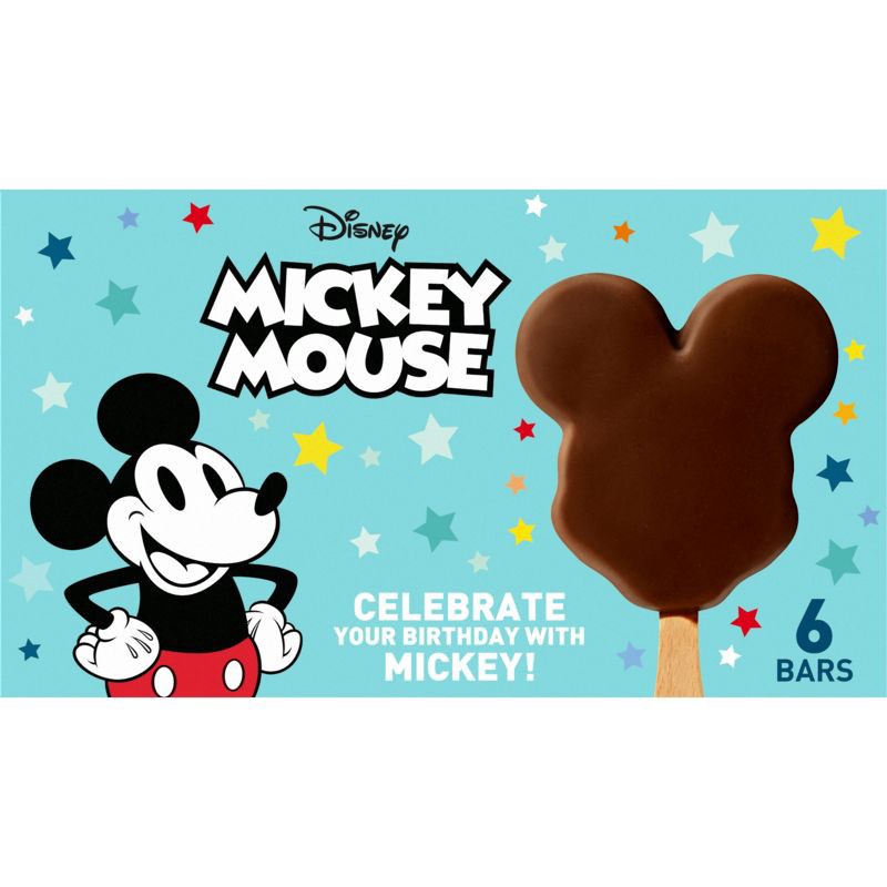 slide 8 of 13, Disney Mickey Mouse Ice Cream Bars - 6ct/18 fl oz, 6 ct; 18 fl oz