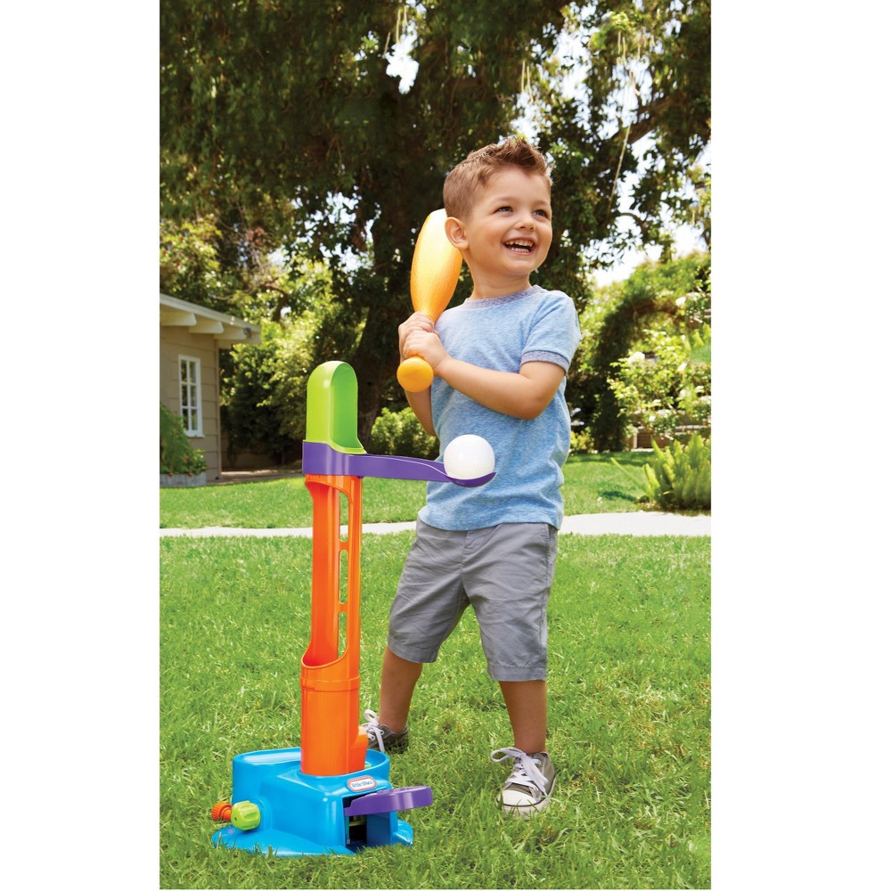 slide 4 of 5, Little Tikes 3-In-1 Triple Splash T-Ball Set with 3 Balls, 1 ct