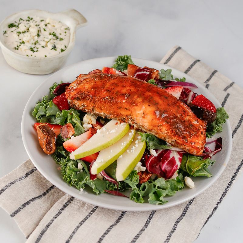 slide 5 of 10, C. Wirthy & Co. Blackened Hand-Seasoned Atlantic Salmon Fillets - Frozen - 10oz, 10 oz