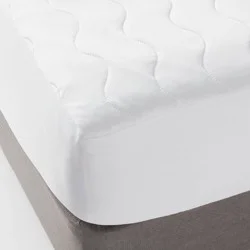 Full Machine Washable Cooling Waterproof Quilted Mattress Pad - Room Essentials