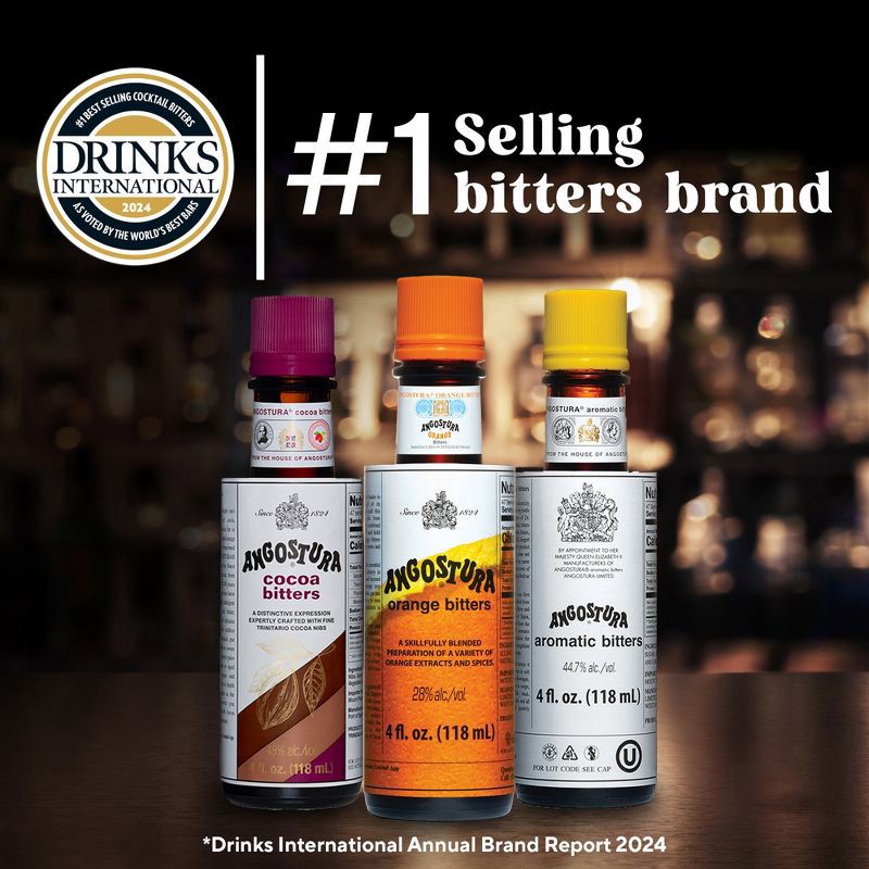 slide 5 of 8, Angostura Orange Cocktail Bitters - 4 fl oz Bottle, 4 fl oz