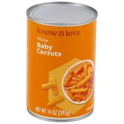 know & love Whole Baby Carrots 14.5 Ounces