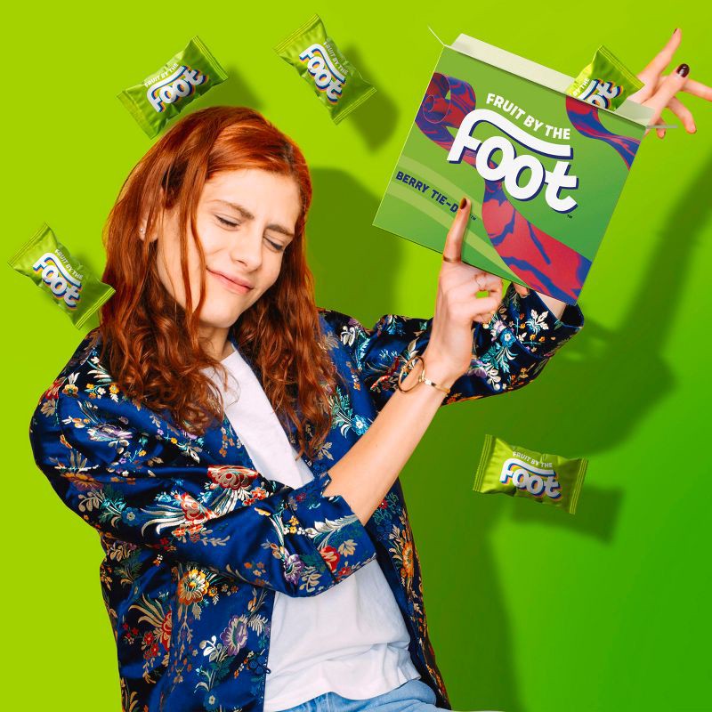 slide 5 of 12, Fruit by the Foot Tie Dye Fruit Snacks - 6ct, 6 ct