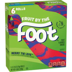 Fruit by the Foot Tie Dye Fruit Snacks - 6ct