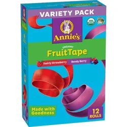 Annie's Organic Fruit Tape Variety Pack Fruit Snacks - 9oz/12ct