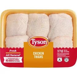 Tyson Bone-In Chicken Thighs - 1.58-2.69 lbs - price per lb