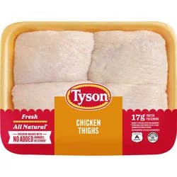 Tyson Bone-In Chicken Thighs - 1.58-2.69 lbs - price per lb