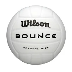 Wilson Bounce Indoor Volleyball: Rubber Shell, Butyl Bladder