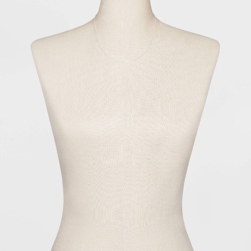 slide 2 of 2, Sterling Silver Diamond Cut Link Chain Necklace - A New Day™ Silver, 1 ct