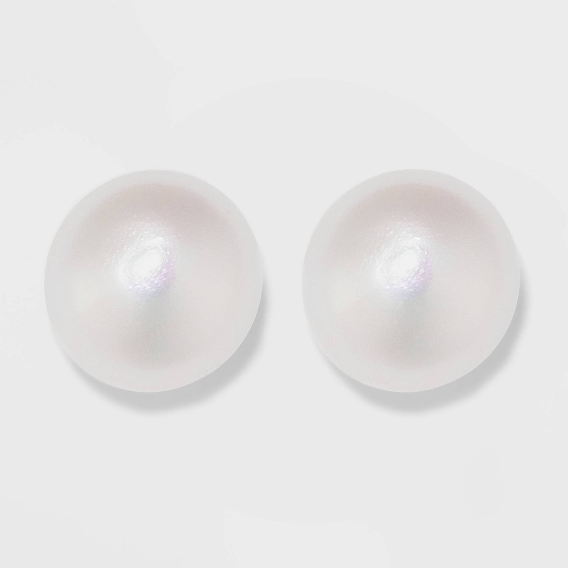 slide 1 of 3, Sterling Silver Freshwater Pearl Stud Fine Jewelry Earrings - A New Day Silver/White, 1 ct