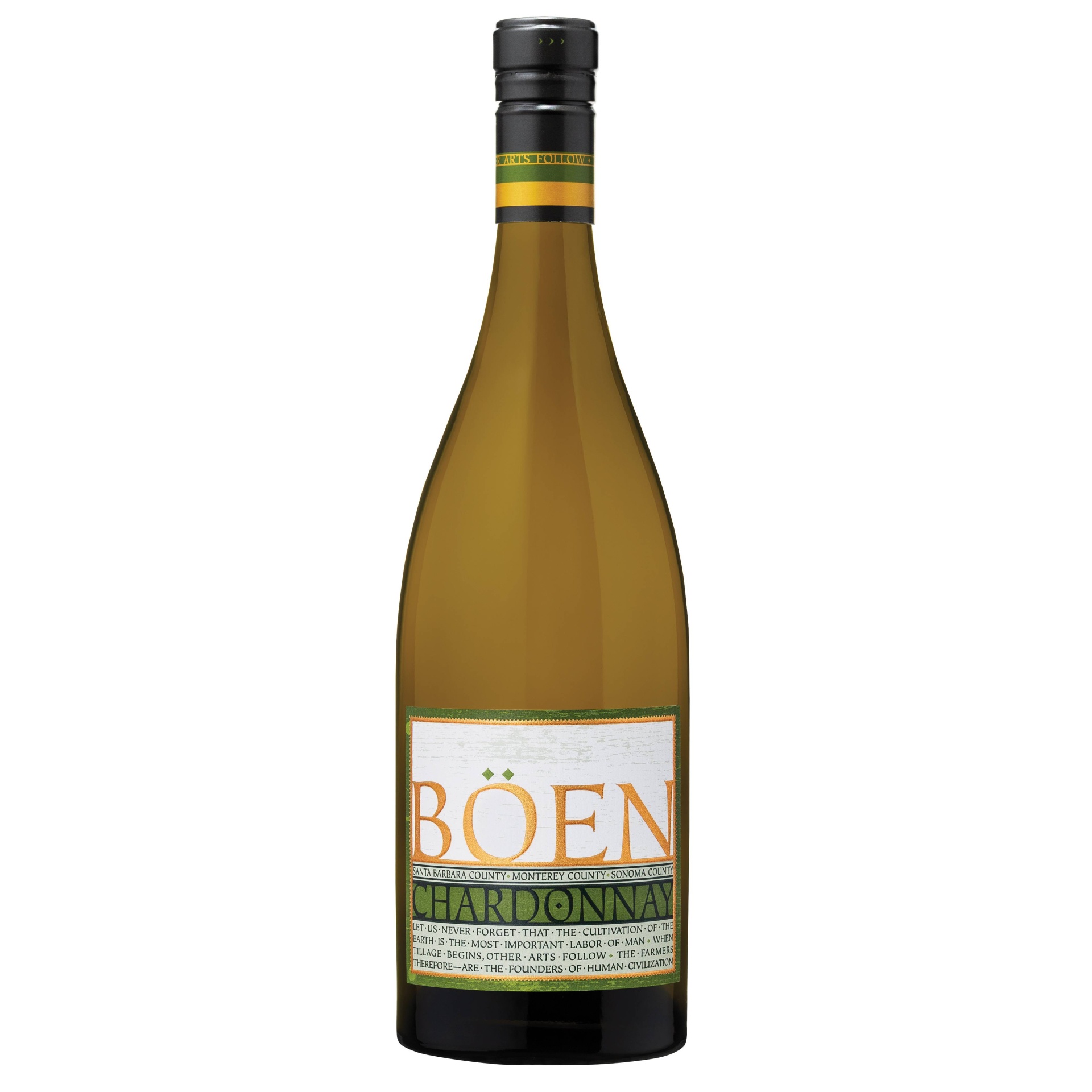 slide 1 of 1, Boen Chardonnay White Wine - 750ml Bottle, 750 ml