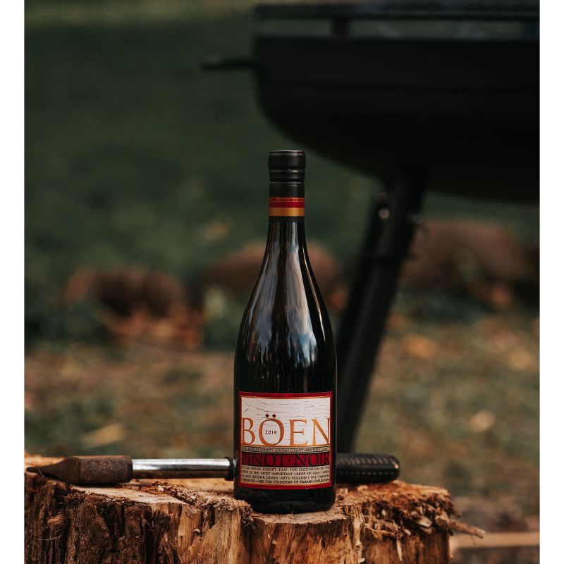 slide 3 of 5, Boen Pinot Noir Red Wine - 750ml Bottle, 750 ml