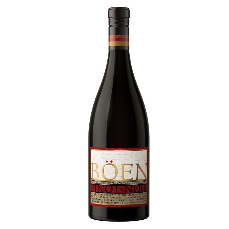 slide 5 of 5, Boen Pinot Noir Red Wine - 750ml Bottle, 750 ml