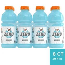 Gatorade G Zero Glacier Freeze Sports Drink - 8pk/20 fl oz Bottle