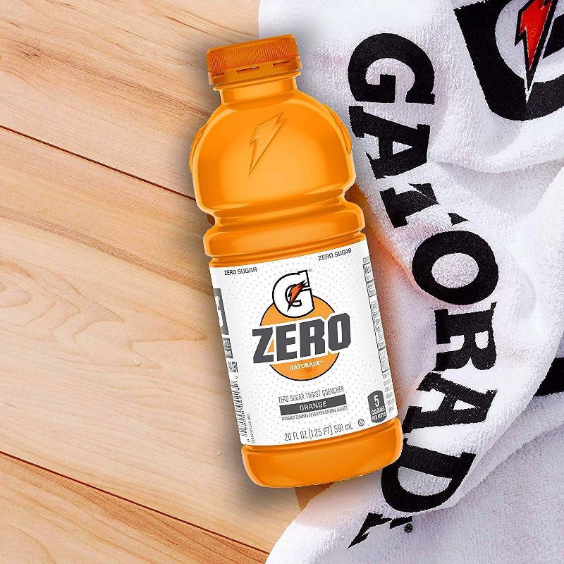 slide 3 of 4, Gatorade G Zero Orange Sports Drink - 8pk/20 fl oz Bottles, 8 ct; 20 fl oz