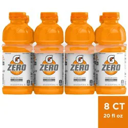 Gatorade G Zero Orange Sports Drink - 8pk/20 fl oz Bottles