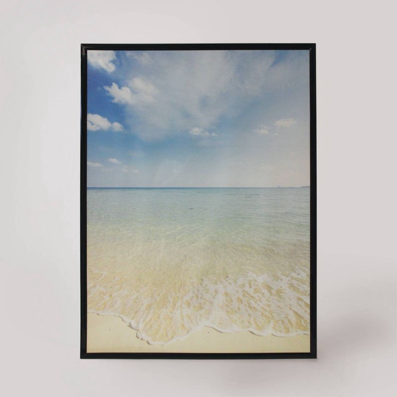 slide 2 of 7, 18" x 24" Tube Profile Poster Frame Black - Room Essentials™: Modern Style, Acrylic Glazing, Wall Mountable, 1 ct