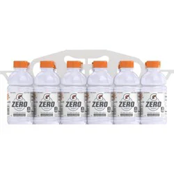 Gatorade G Zero Glacier Cherry Sports Drink - 12pk/12 fl oz Bottles