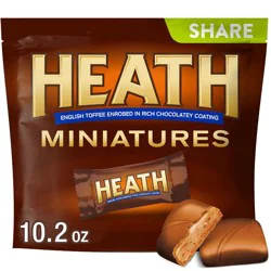 Heath Miniatures Chocolate Candy - 10.2oz