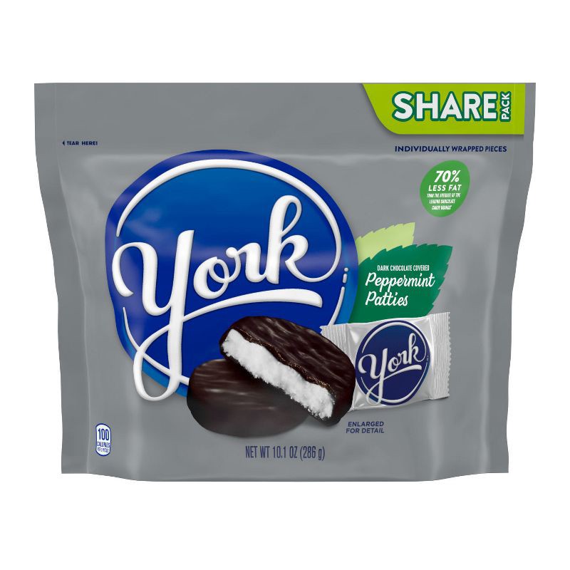 slide 2 of 7, York Dark Chocolate Peppermint Patties Candy - 10.1oz, 10.1 oz