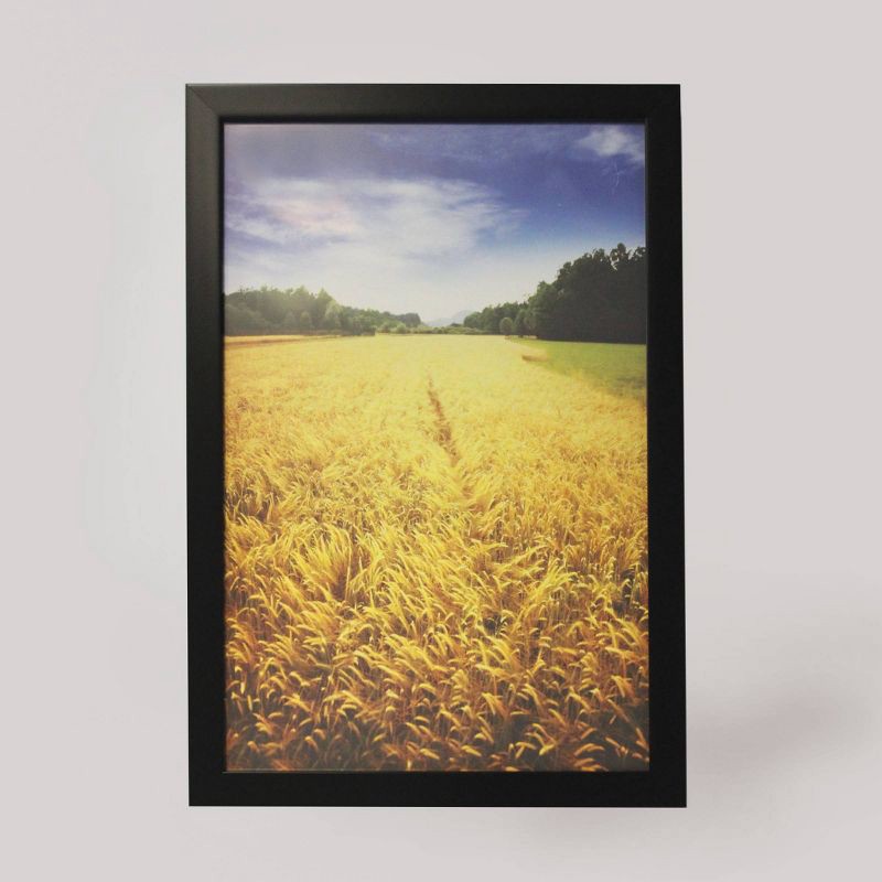 slide 2 of 6, 12" x 18" 1" Profile Poster Frame Black - Room Essentials™: Modern Style, Acrylic Glazing, Wall Mount, 1 ct