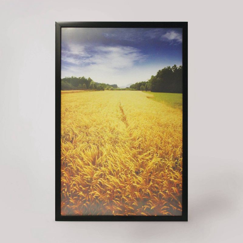 slide 2 of 6, 22"x34" Profile Poster Frame Black - Room Essentials™: Modern Style, Sawtooth Mount, Plastic Material, Wall Display, 1 ct