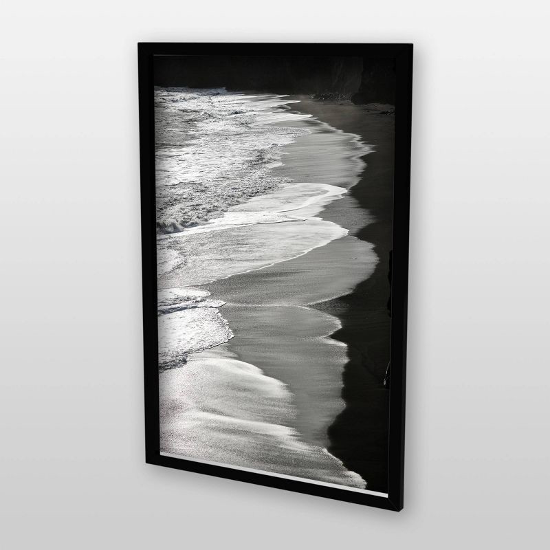 slide 3 of 6, 22"x34" Profile Poster Frame Black - Room Essentials™: Modern Style, Sawtooth Mount, Plastic Material, Wall Display, 1 ct