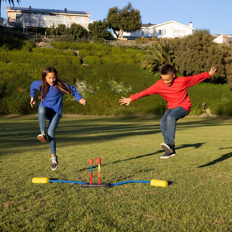 slide 2 of 4, Stomp Rocket Dueling High-Flying Toy Rocket Double Launch Set, 1 ct