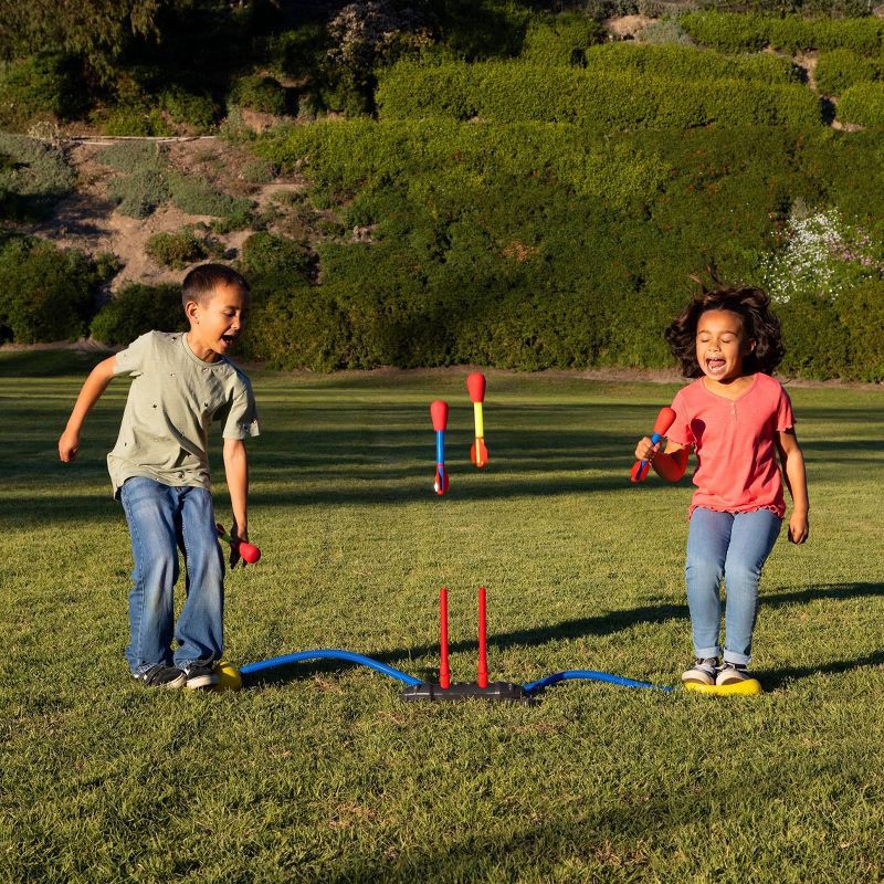 slide 3 of 4, Stomp Rocket Dueling High-Flying Toy Rocket Double Launch Set, 1 ct