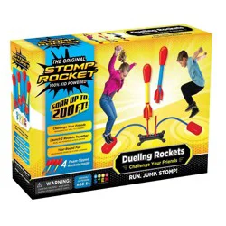 Stomp Rocket Dueling High-Flying Toy Rocket Double Launch Set: Fun for Ages 5+