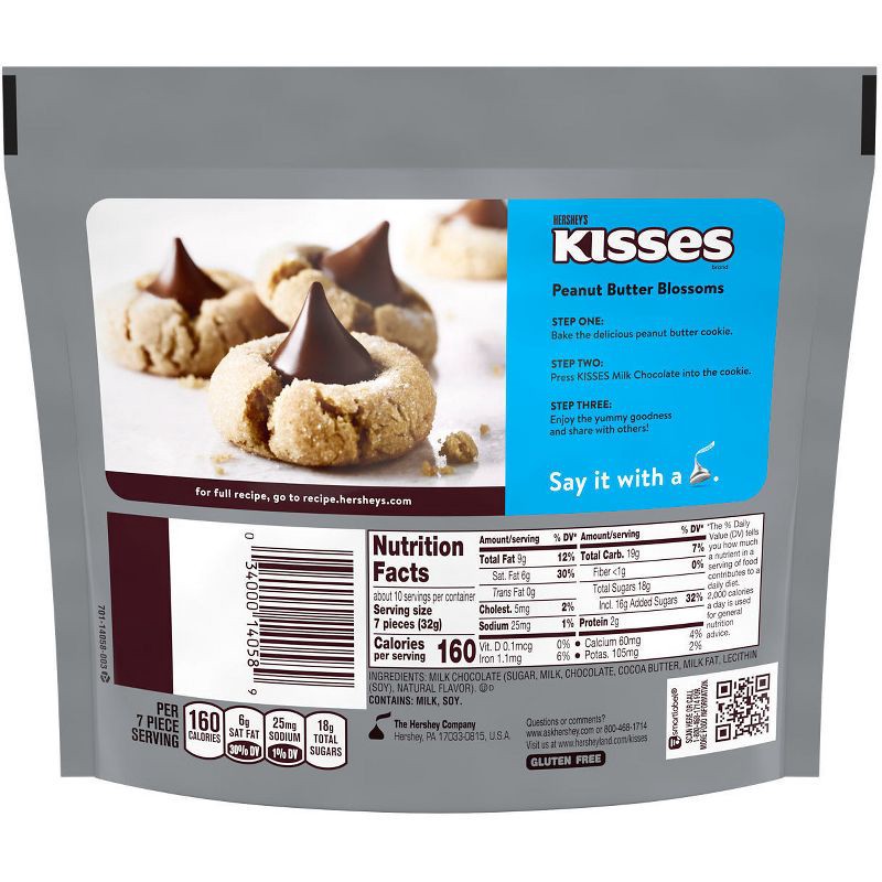 slide 4 of 6, Hershey's Kisses Milk Chocolate Candy - 10.8oz, 10.8 oz