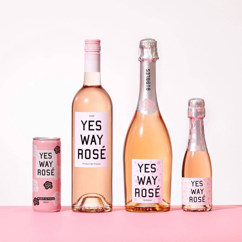 slide 6 of 13, Yes Way Rosé Wine - 4pk/250ml Cans, 4 ct; 250 ml