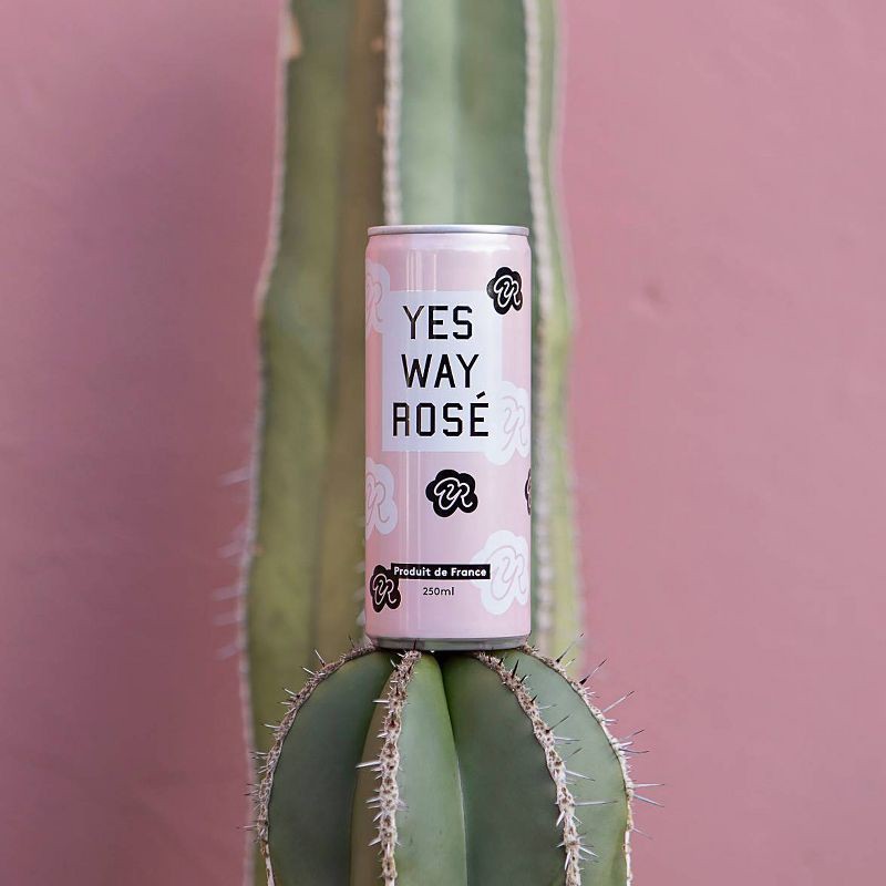 slide 8 of 13, Yes Way Rosé Wine - 4pk/250ml Cans, 4 ct; 250 ml