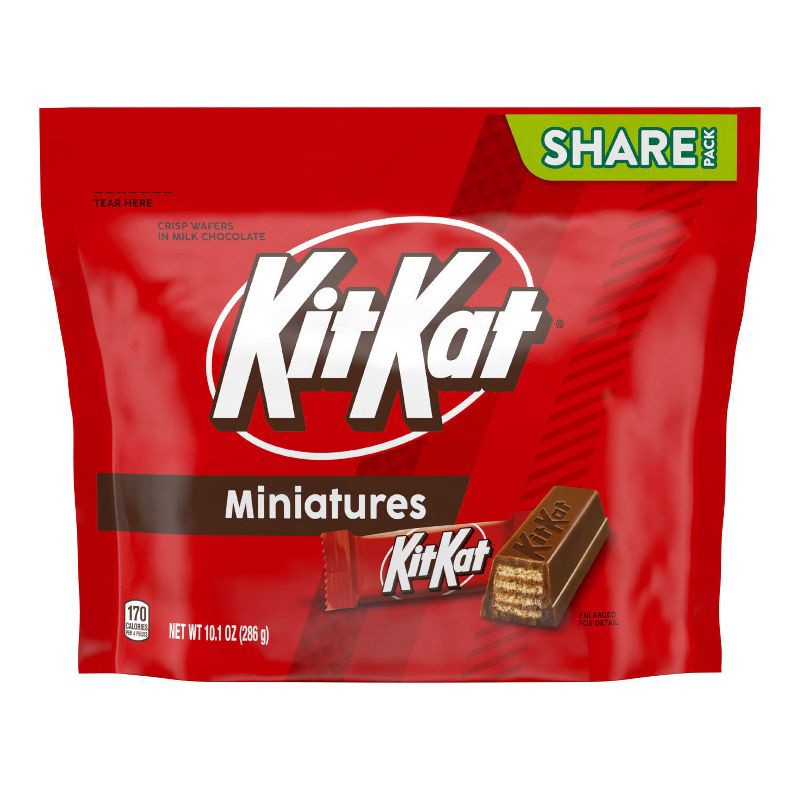 slide 2 of 7, Kit Kat Candy Miniatures - 10.1oz, 10.1 oz