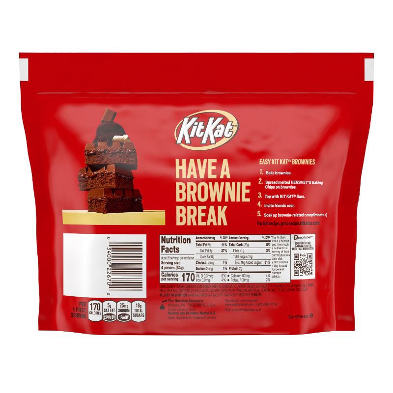 slide 3 of 7, Kit Kat Candy Miniatures - 10.1oz, 10.1 oz