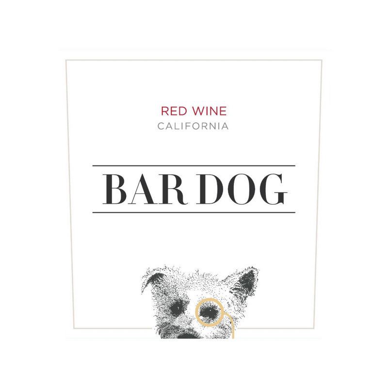 slide 5 of 5, Bar Dog Red Blend Wine - 750ml Bottle, 750 ml