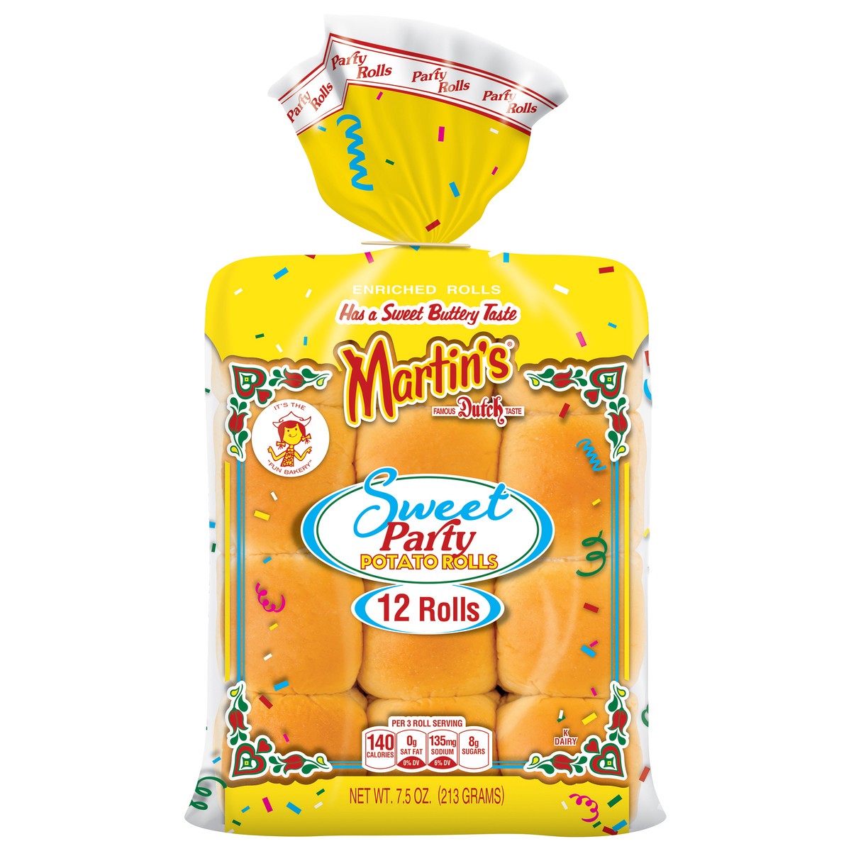 slide 9 of 12, Martin's Martin’s Sweet Party Potato Rolls, 12 ct