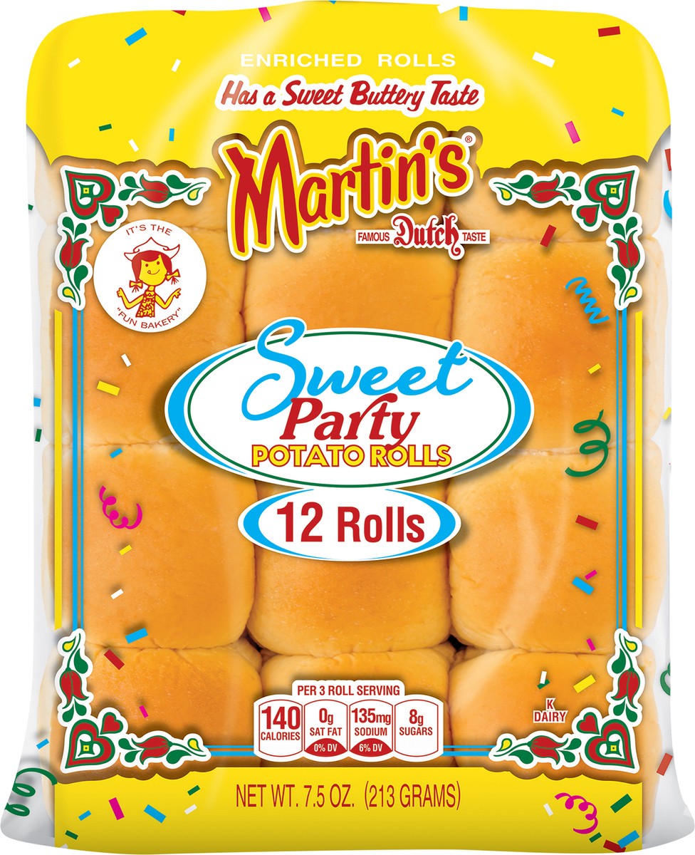 slide 4 of 12, Martin's Martin’s Sweet Party Potato Rolls, 12 ct