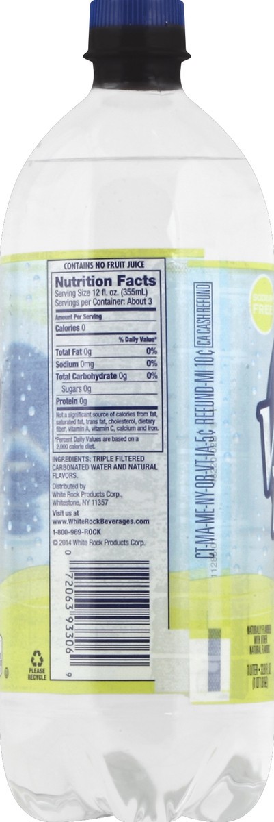 slide 3 of 4, White Rock Seltzer - 33.8 oz, 33.8 oz